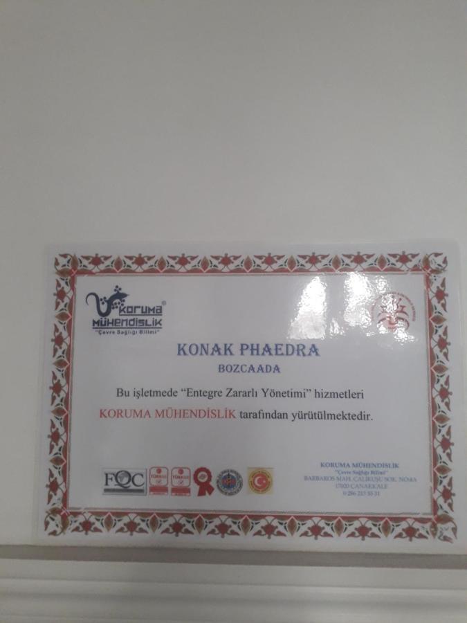 Konak Phaedra Bozcaada Kültér fotó