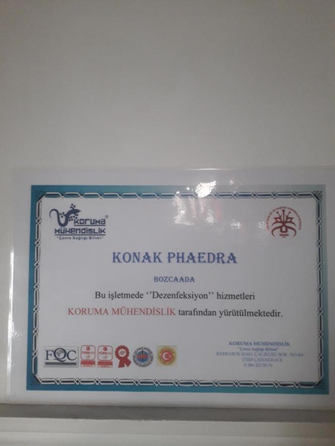 Konak Phaedra Bozcaada Kültér fotó
